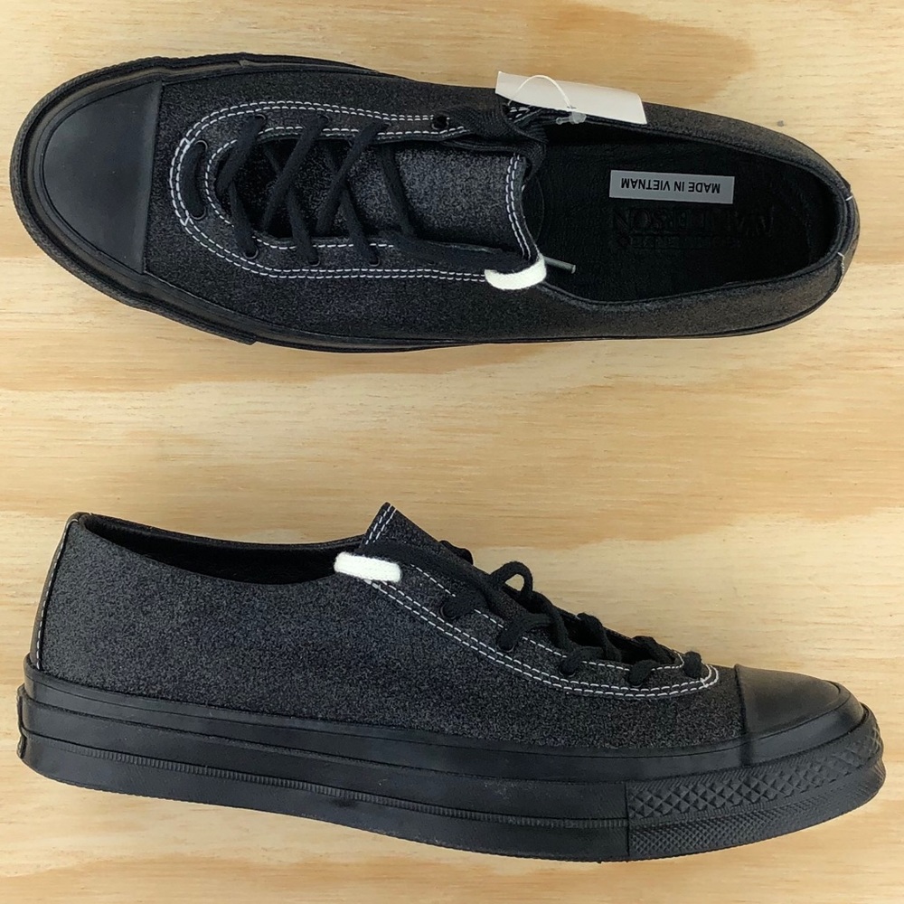 Converse x JW Anderson Chuck Taylor All Star U-Throat Black Sneakers Size 10.5